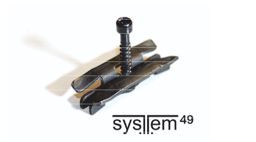 100x Befestigungsclip für WPC Rhombus Profilsleisten 25x65,4 mm