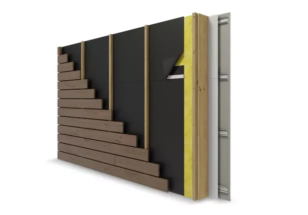 Unterspannbahn für Fassaden