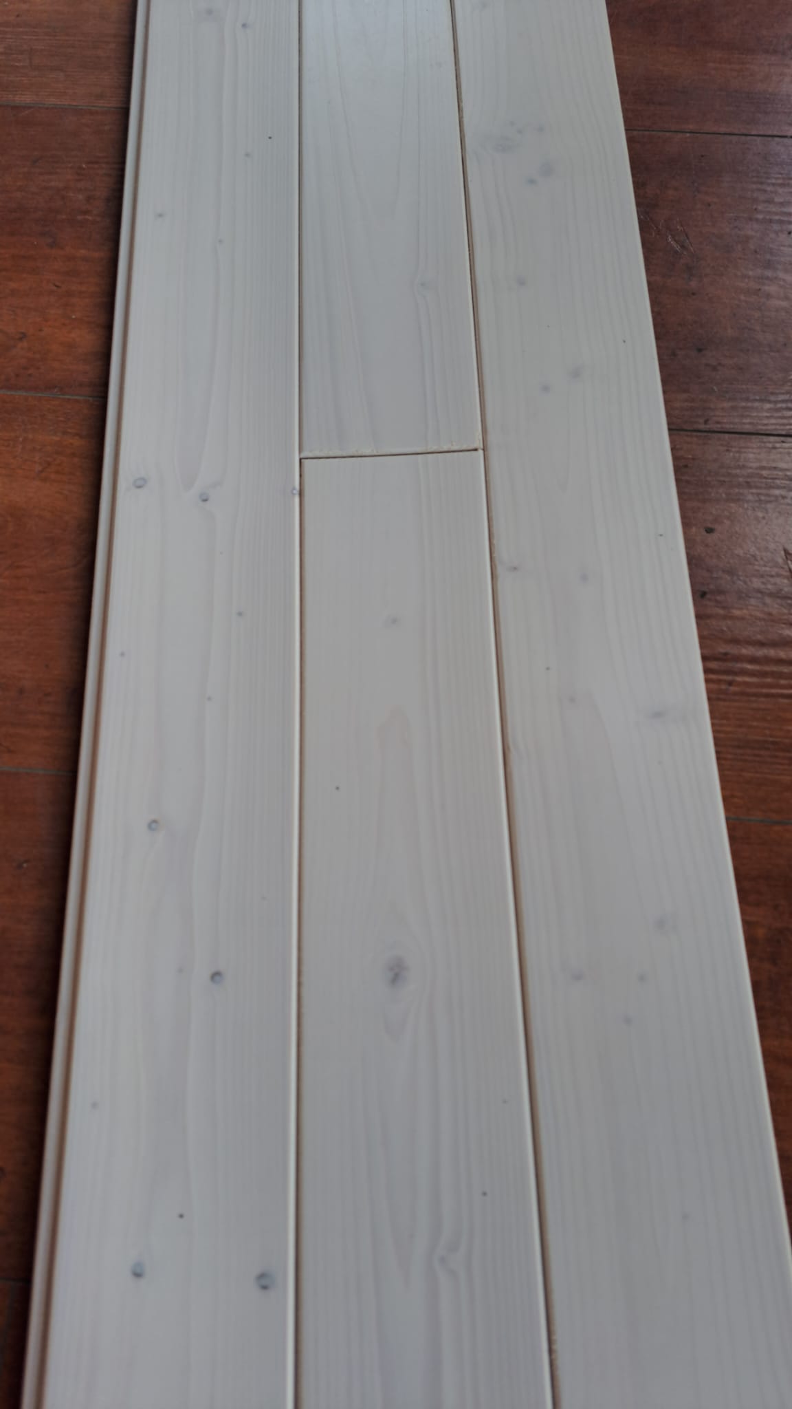112 m² Fichte Profilbretter Weiß 12x96 mm