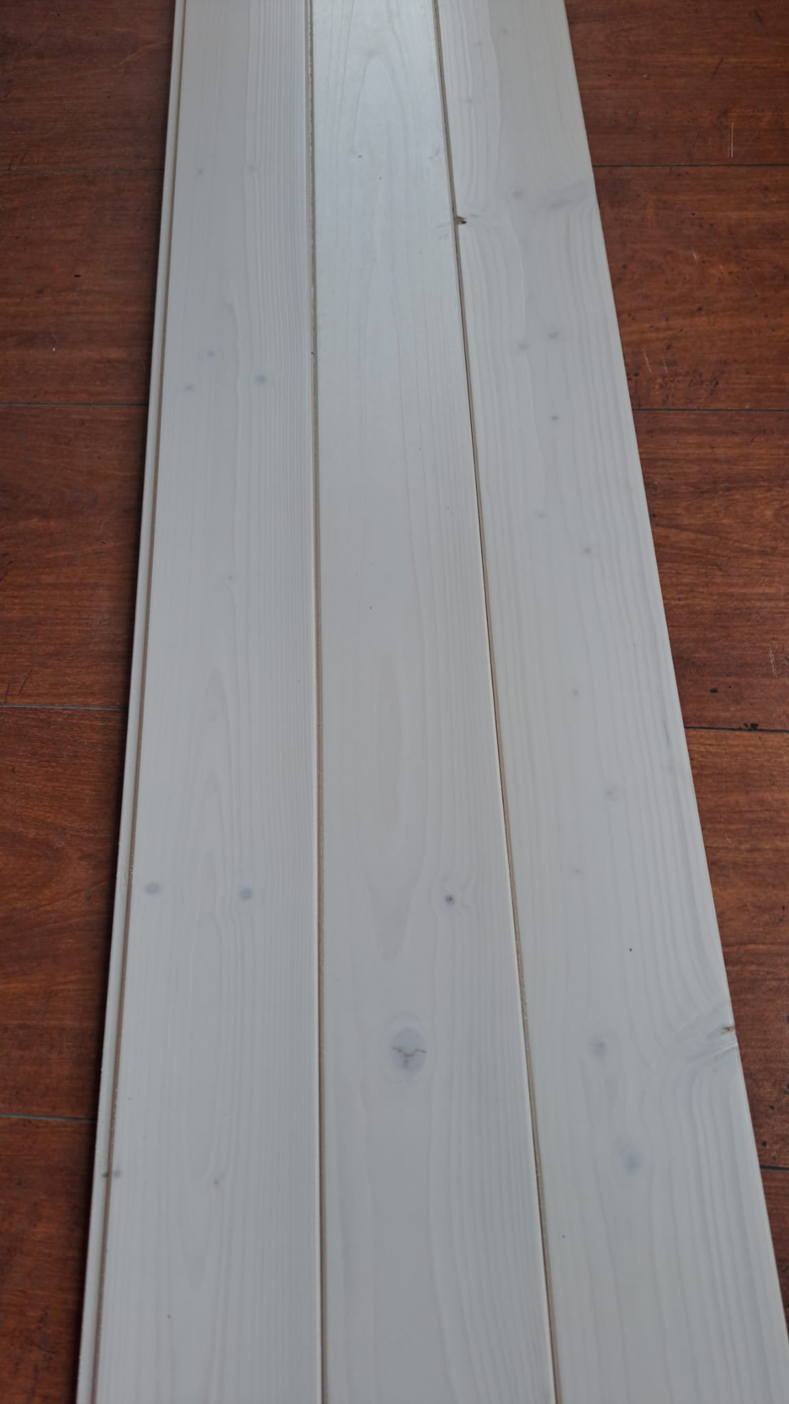 97 m² Fichte Profilbretter Weiß 12x96 mm