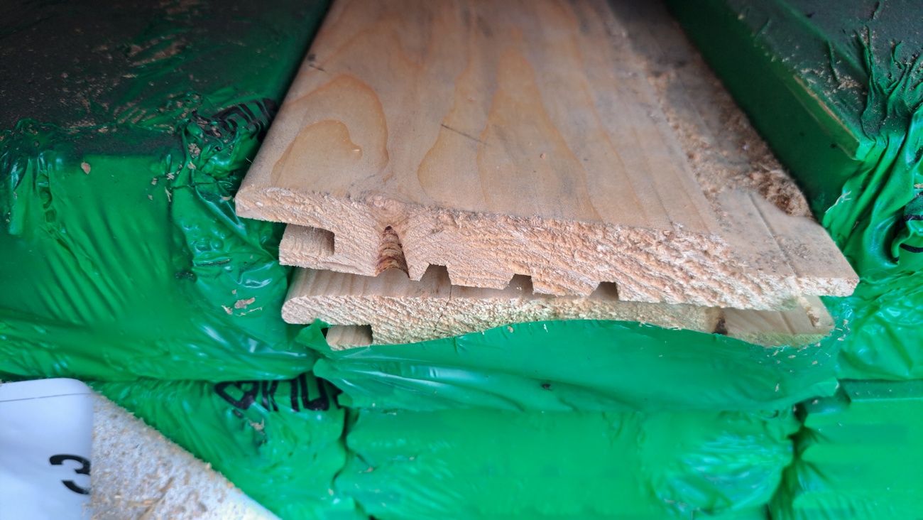 170 m² Fichte Profilholz 21x146 mm